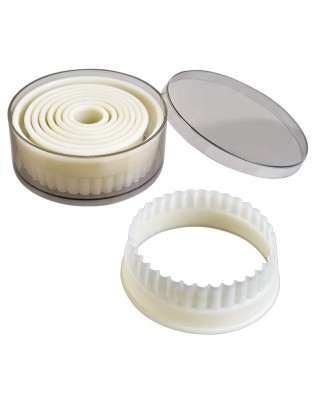 CORTA MASSA REDONDO IBILI 784200 CANEL. PROF. 9PC (2...10CM)
