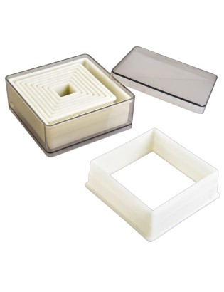 CORTA MASSA REDONDO IBILI 784203 LISO PROF. 9PC (2...10CM)