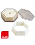 CORTA MASSA HEXAGONO IBILI 784204 PROF. 9PC (1,5...9CM)