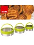 CORTA MASSAS IBILI 724100 CONJ.3 LISO (5+6+7CM)