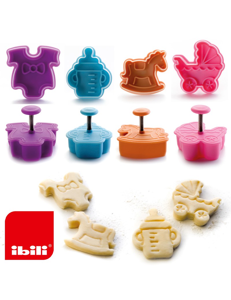 CORTA MASSAS IBILI 734900  BEBE C/EXPULSOR 4,5/5,5CM PLST