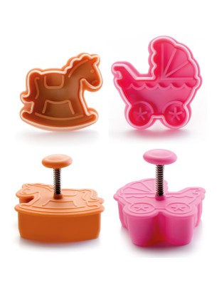 CORTA MASSAS IBILI 734900  BEBE C/EXPULSOR 4,5/5,5CM PLST