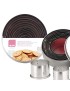 CORTA MASSAS REDONDO IBILI 703500 LISO 11UND (2...9CM) INOX