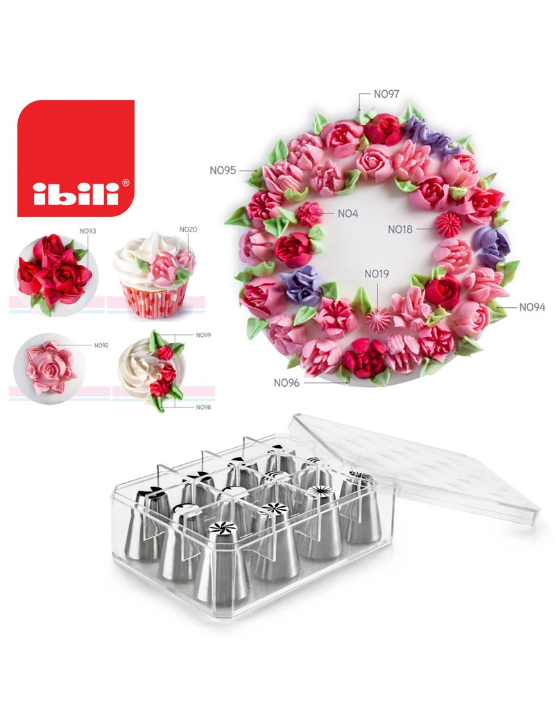 BOQUILHAS RUSSAS IBILI 252000 STAND. CONJ.12 Ø1,6X4CM INOX