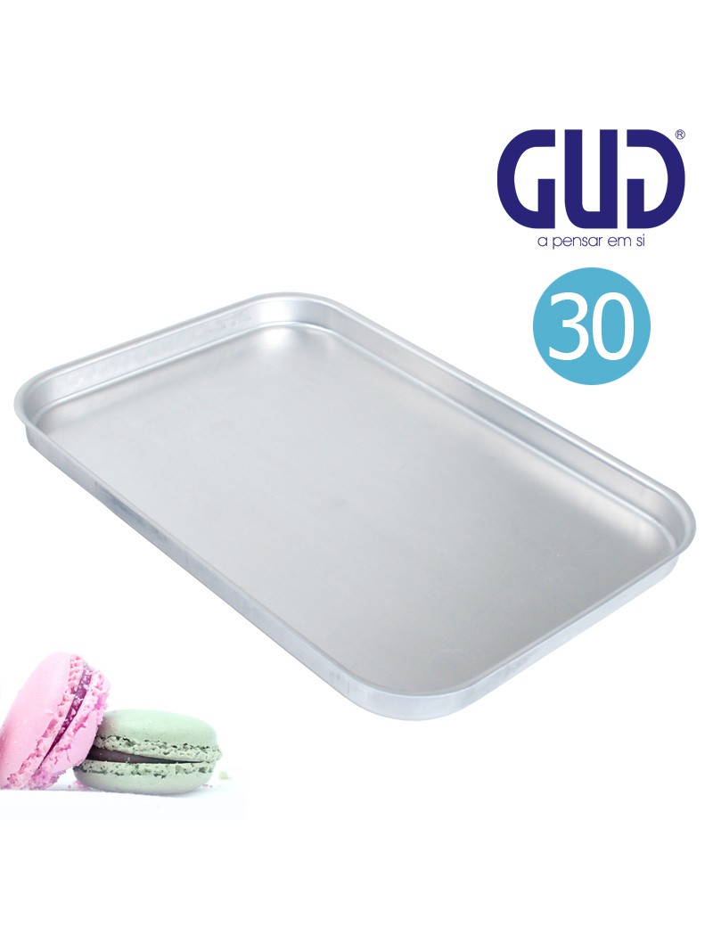 TABULEIRO CONFEITARIA GUD ALFA 30X28CM ALUMINIO