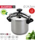 PANELA PRESSAO SL TRADICIONAL 12L Ø24,5CM S/CESTO INOX