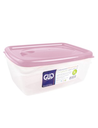 CAIXA MICROONDAS GUD RETANGULAR 5L 29,5X21,5X11,7CM SORTIDA