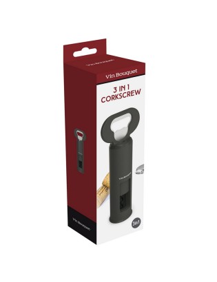 SACA ROLHAS FID 680 GIRATORIO 3EM1 PRETO 19CM