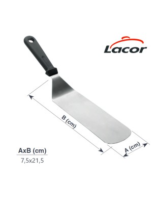 ESPATULA LACOR 60420 LISA 7,5X21,5CM INOX
