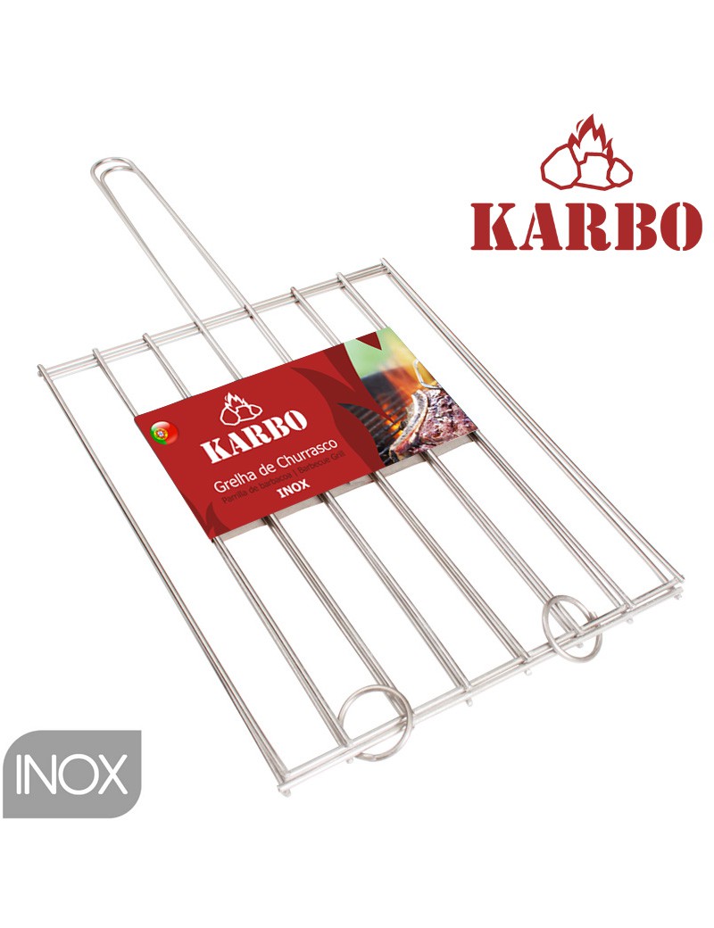 GRELHA SARDINHA Nº3 20X25CM INOX GRILL LINE