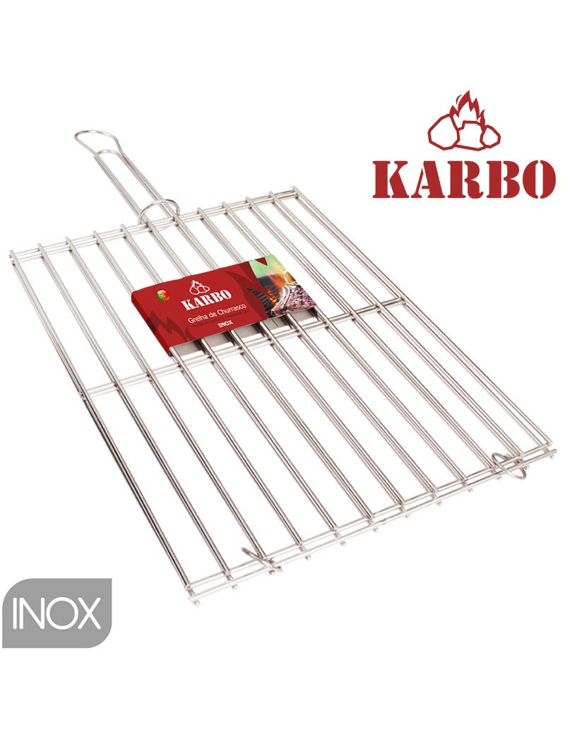 GRELHA SARDINHA Nº5 30X40CM INOX GRILL LINE