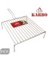 GRELHA C/PERNAS 35X36CM INOX 14 ARAMES GRILL LINE