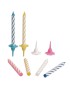VELAS ANIVERSARIO IBILI 756200  24UND +12 SUPORTES SORT.