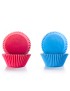 FORMAS PAPEL IBILI 735901 ROSA/AZUL Ø7,5X3,5CM PK100