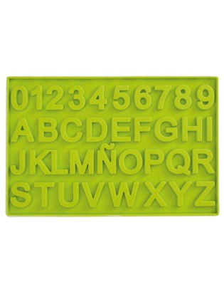 MOLDE CHOCOLATE IBILI 871300 LETRAS E NUMEROS 24X16CM