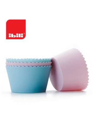 FORMA QUEQUE IBILI 871406 CUPCAKE 4UND 6,5X3,8CM SILICONE