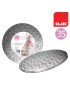 PRATO BOLO IBILI 787035 REDONDA 35CM PRATEADO CARTAO