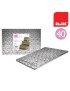 PRATO BOLO IBILI 787230 RETANGULAR 40X30CM PRATEADO CARTAO