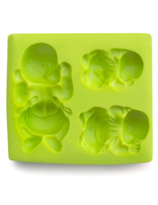 MOLDE 3D IBILI 872201 BEBE 8X6,5X1,5CM SILICONE