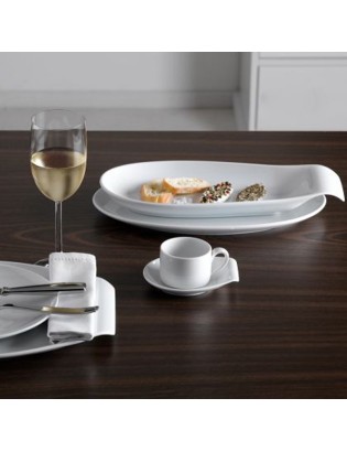 TRAVESSA VA MULTIFORMA WH OVAL 29X18CM PORCELANA