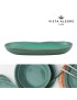 TRAVESSA VA GEMSTONE JADE OVAL 34,5X17CM GRES