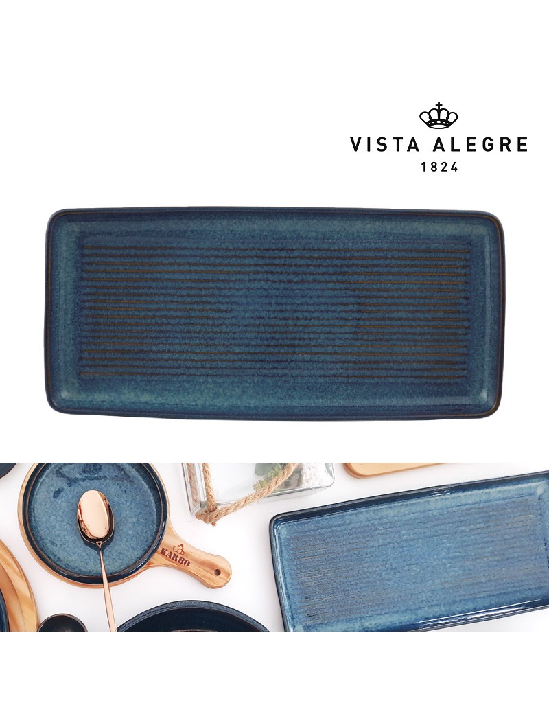 TORTEIRA VA GEMSTONE LAPIS LAZULI 36,5X17CM GRES