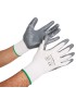 LUVA 880114 NYLON NITRILO T.06 CINZA/BRANCO