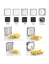 CORTA BATATAS HENDI 630402 PROF. C/4 LAMINAS ALUM/INOX