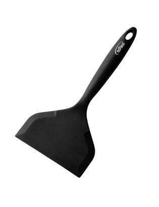 ESPATULA INOXIBAR 35339 LARGA PRETO 12X25CM SILICONE