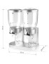 DISPENSADOR CEREAIS LACOR 62597 DUPLO 2X 3,5L