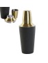 SHAKER COCKTAIL PC-207766 PRETO/DOURADO 0,50L INOX