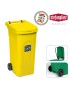 CONTENTOR LIXO 25596 URBAN 80L AMARELO C/RODAS PLST