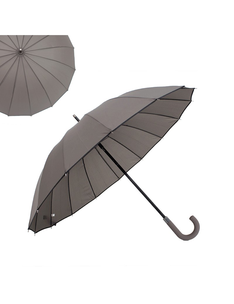 GUARDA CHUVA CVT086CPR AUTOMATICO 16 V. 122CM CINZA
