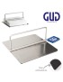 PORTA GUARDANAPOS GUD PIAZZA 18X18X8CM INOX