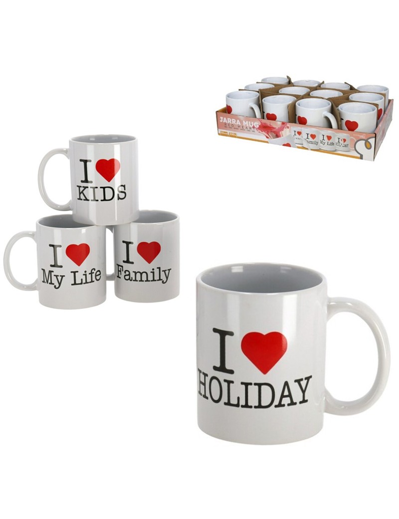 CANECA MUG 594707 I LOVE 33CL SORTIDA