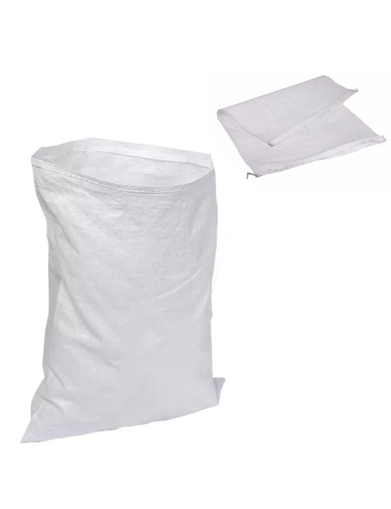 SACO RAFIA 55X95CM BRANCO