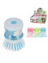 ESCOVA COZINHA G 405713 C/DISPENSADOR PLST 8,5X7CM SORT