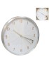 RELOGIO 201016 ISIS PAREDE 30CM PRATEADO