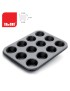 TABULEIRO 12 MINI QUEQUES IBILI 826900 MOKA 25X19X2CM