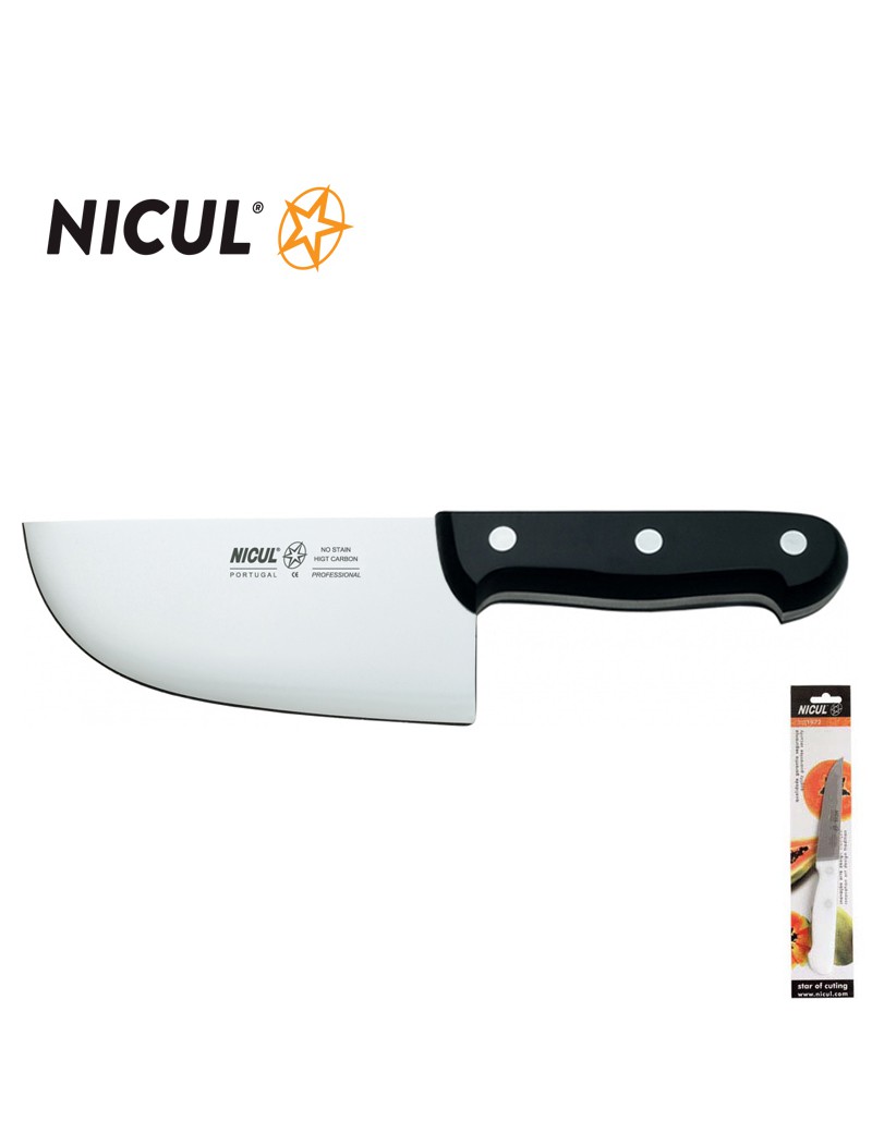 CUTELO NICUL 4910.7160.1550 REDONDO CABO POM PRETO