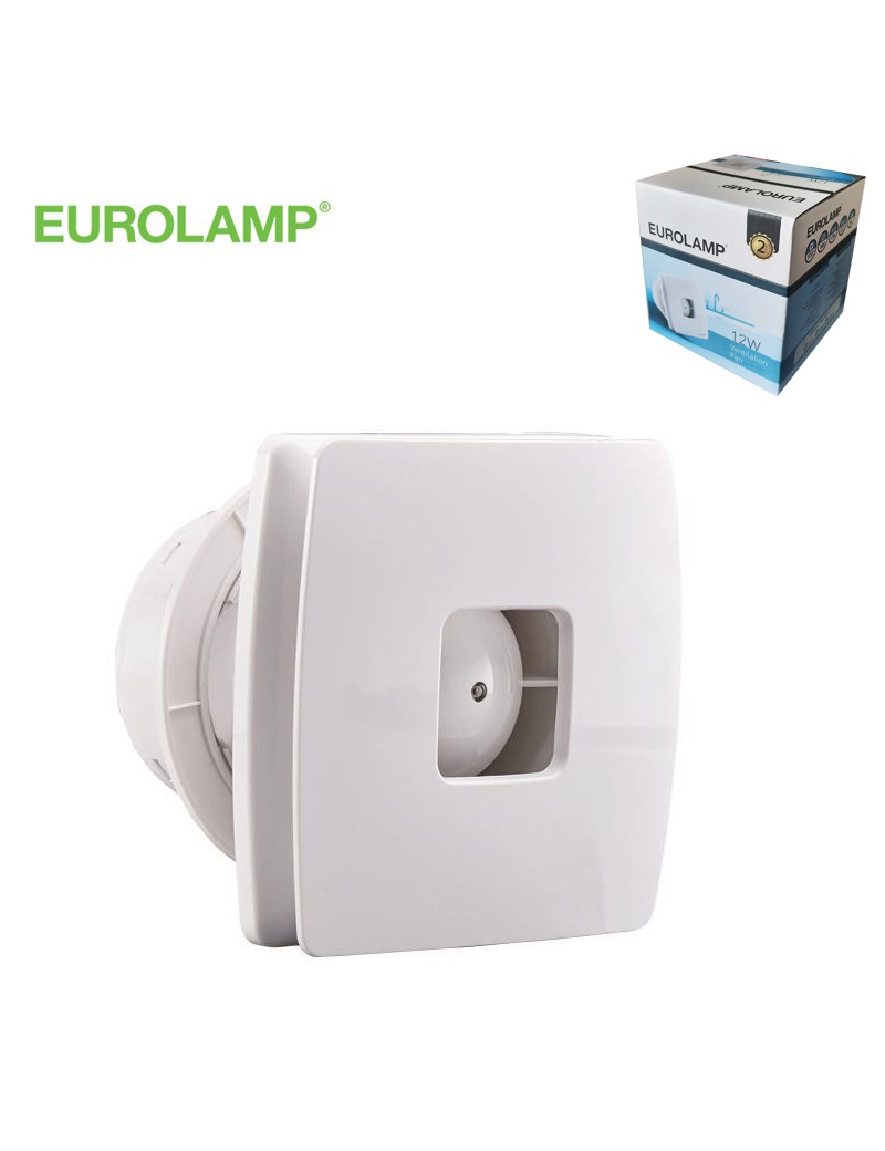 EXTRATOR WC ERL 147-33230 12W Ø10CM/15X15CM BRANCO