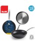 FRIGIDEIRA IBILI 600018 QUARZO 18CM ANTIADERENTE INDUÇAO
