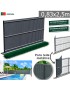 KIT OCULTAÇAO RAL 7016 ANTRACITE P/REDE MET. 0,83X2,5M