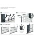 KIT OCULTAÇAO RAL 9010 BRANCO P/REDE MET. 0,83X2,5M