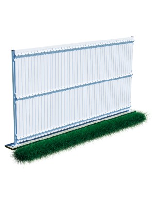 KIT OCULTAÇAO RAL 9010 BRANCO P/REDE MET. 1,23X2,5M