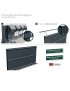 KIT OCULTAÇAO RAL 9010 BRANCO P/REDE MET. 2,03X2,5M