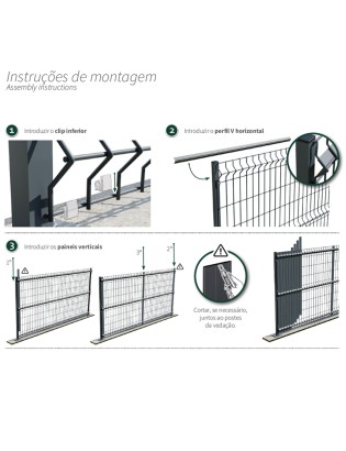 KIT OCULTAÇAO RAL 6005 VERDE P/REDE MET. 1,53X2,5M