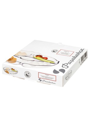 PRATO APERITIVO PASABAHCE 10467 BASIC 25,2CM VIDRO