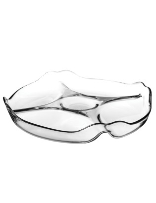 PRATO APERITIVO PASABAHCE 10467 BASIC 25,2CM VIDRO