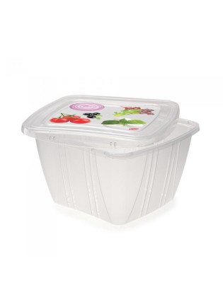 CAIXA HERMETICA SNIPS 055005 FRESH QUAD 1L CONJ.3